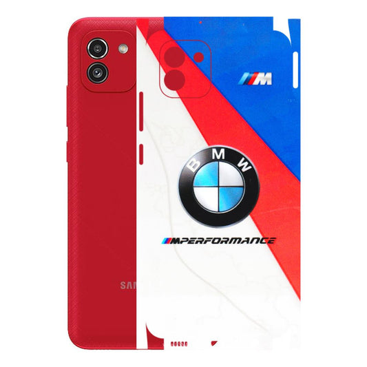 Samsung A/S Series Phone Skins (All Models) - BM Performance Car Lover - 3D Embossed Finish (L-10) Samsung Galaxy A03