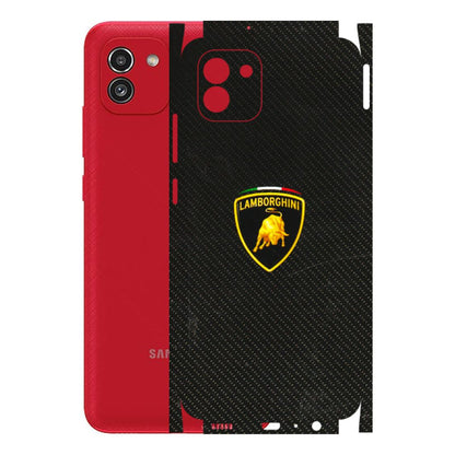 Samsung A/S Series Phone Skins (All Models) - Dotted Lambo - 3D Embossed Finish (L-105) Samsung Galaxy A03