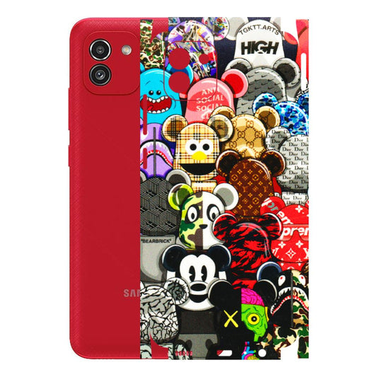 Samsung A/S Series Phone Skins (All Models) - More Mickey Mouses - 3D Embossed Finish (L-118) Samsung Galaxy A03