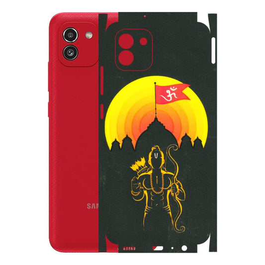 Samsung A/S Series Phone Skins (All Models) - Lord Ram - 3D Embossed Finish (L-132) Samsung Galaxy A03