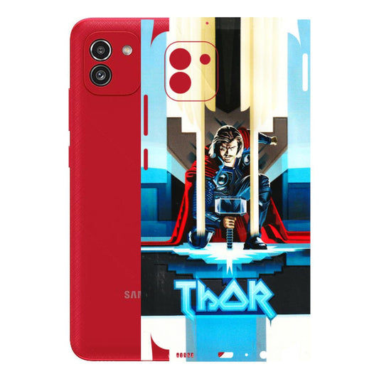 Samsung A/S Series Phone Skins (All Models) - Thor - 3D Embossed Finish (L-137) Samsung Galaxy A03