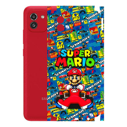 Samsung A/S Series Phone Skins (All Models) - Super Mario Kart - 3D Embossed Finish (L-140) Samsung Galaxy A03
