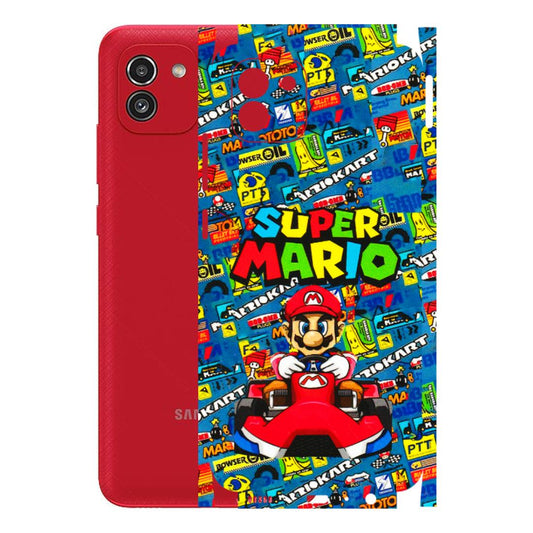 Samsung A/S Series Phone Skins (All Models) - Super Mario Kart - 3D Embossed Finish (L-140) Samsung Galaxy A03