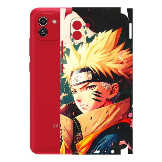 Samsung A/S Series Phone Skins (All Models) - New Naruto - 3D Embossed Finish (L-148) Samsung Galaxy A03