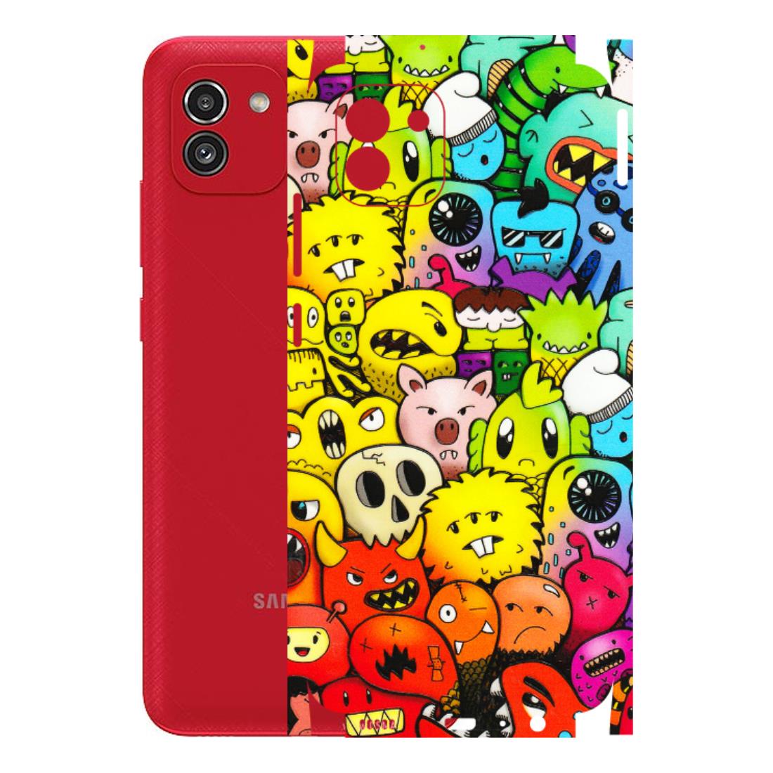 Samsung A/S Series Phone Skins (All Models) - Angry Funkies - 3D Embossed Finish (L-169) Samsung Galaxy A03