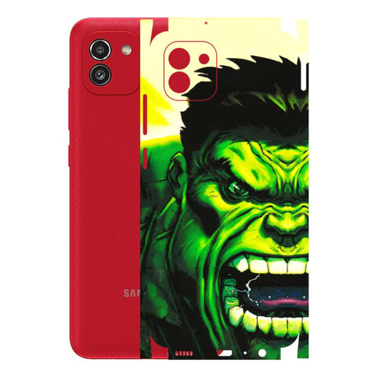 Samsung A/S Series Phone Skins (All Models) - Hulk - 3D Embossed Finish (L-180) Samsung Galaxy A03