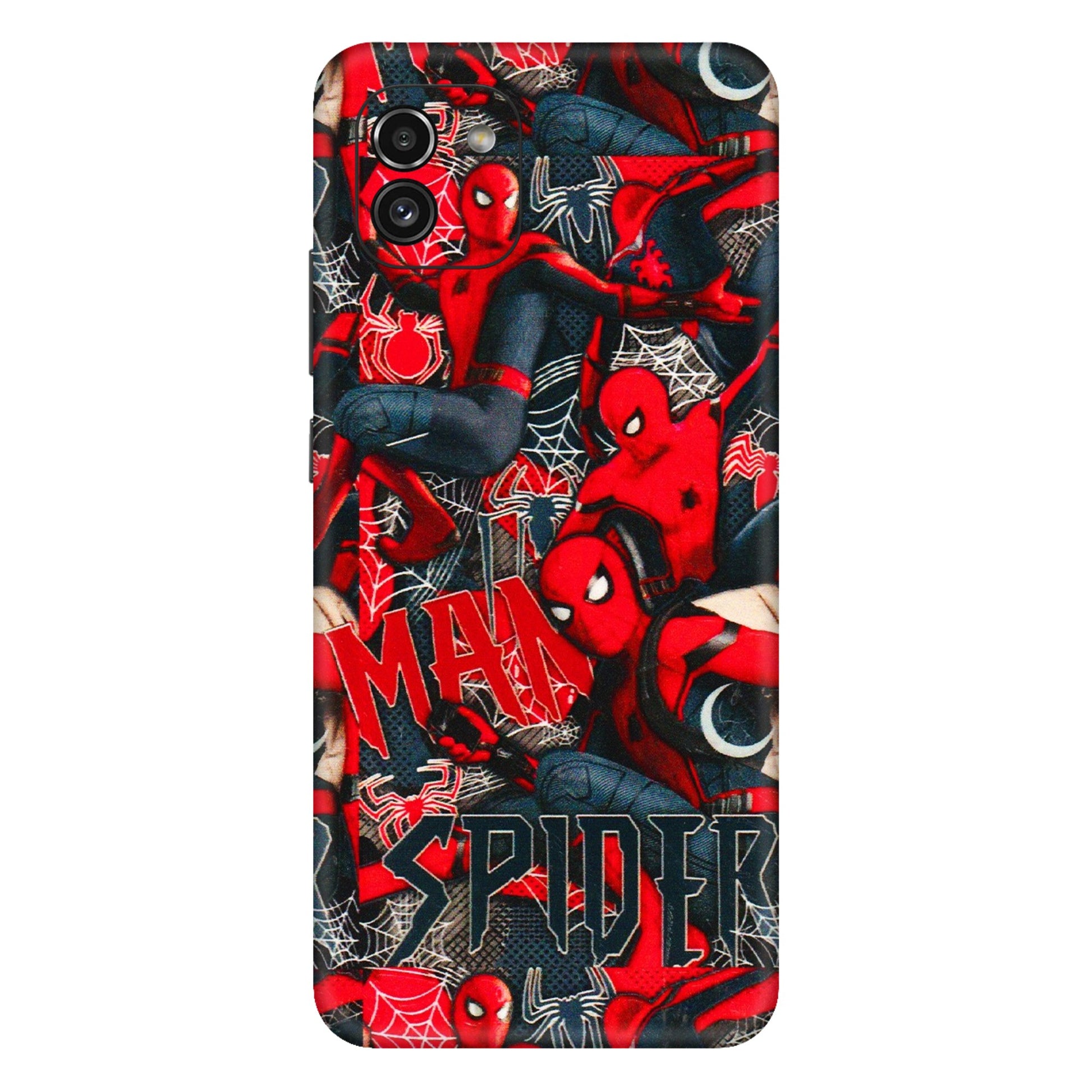 Samsung A/S Series Phone Skins (All Models) - SpiderMan Cool - 3D Embossed Finish (L-188) Samsung Galaxy A03