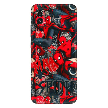 Samsung A/S Series Phone Skins (All Models) - SpiderMan Cool - 3D Embossed Finish (L-188) Samsung Galaxy A03