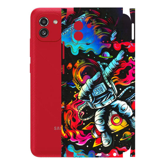 Samsung A/S Series Phone Skins (All Models) - Astronaut Dope - 3D Embossed Finish (L-191) Samsung Galaxy A03