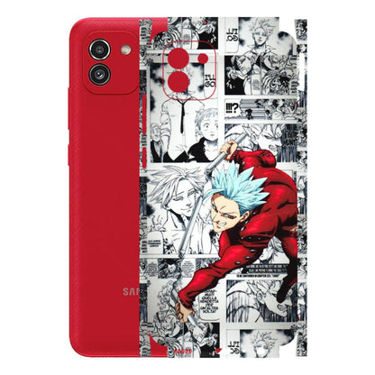 Samsung A/S Series Phone Skins (All Models) - Anime Comic - 3D Embossed Finish (L-192) Samsung Galaxy A03