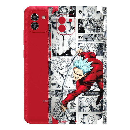 Samsung A/S Series Phone Skins (All Models) - Anime Comic - 3D Embossed Finish (L-192) Samsung Galaxy A03