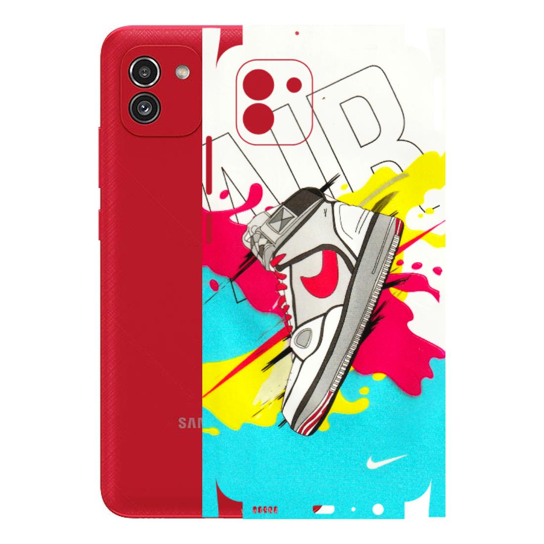 Samsung A/S Series Phone Skins (All Models) - Sneaker - 3D Embossed Finish (L-207) Samsung Galaxy A03