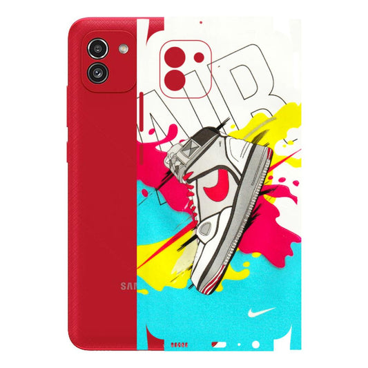 Samsung A/S Series Phone Skins (All Models) - Sneaker - 3D Embossed Finish (L-207) Samsung Galaxy A03