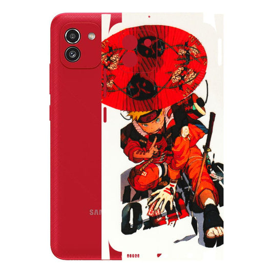 Samsung A/S Series Phone Skins (All Models) - Naruto - 3D Embossed Finish (L-208) Samsung Galaxy A03