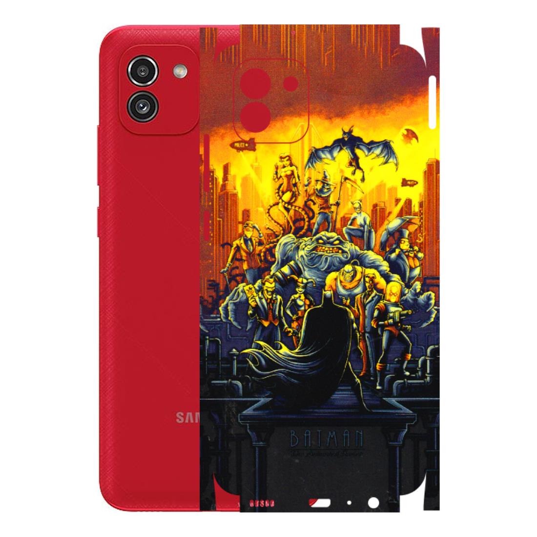 Samsung A/S Series Phone Skins (All Models) - Games Doodles - 3D Embossed Finish (L-24) Samsung Galaxy A03