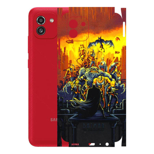 Samsung A/S Series Phone Skins (All Models) - Games Doodles - 3D Embossed Finish (L-24) Samsung Galaxy A03