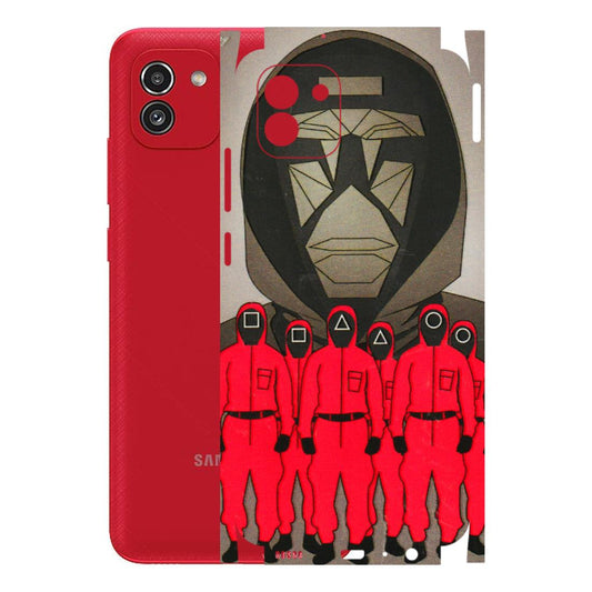 Samsung A/S Series Phone Skins (All Models) - Squid Game Hero - 3D Embossed Finish (L-245) Samsung Galaxy A03