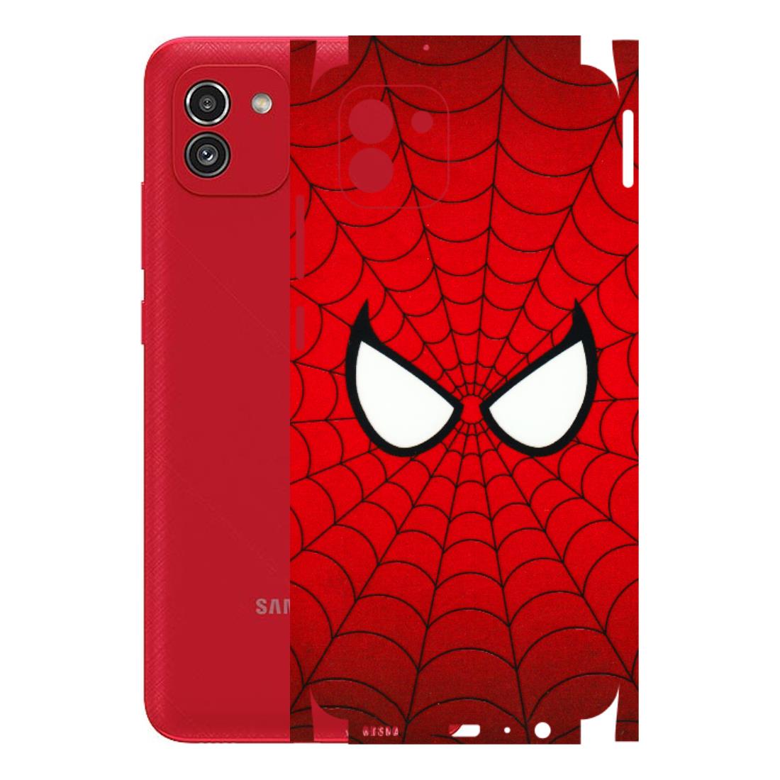 Samsung A/S Series Phone Skins (All Models) - Spidey Eyes - 3D Embossed Finish (L-257) Samsung Galaxy A03