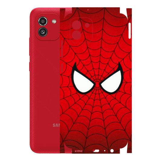 Samsung A/S Series Phone Skins (All Models) - Spidey Eyes - 3D Embossed Finish (L-257) Samsung Galaxy A03