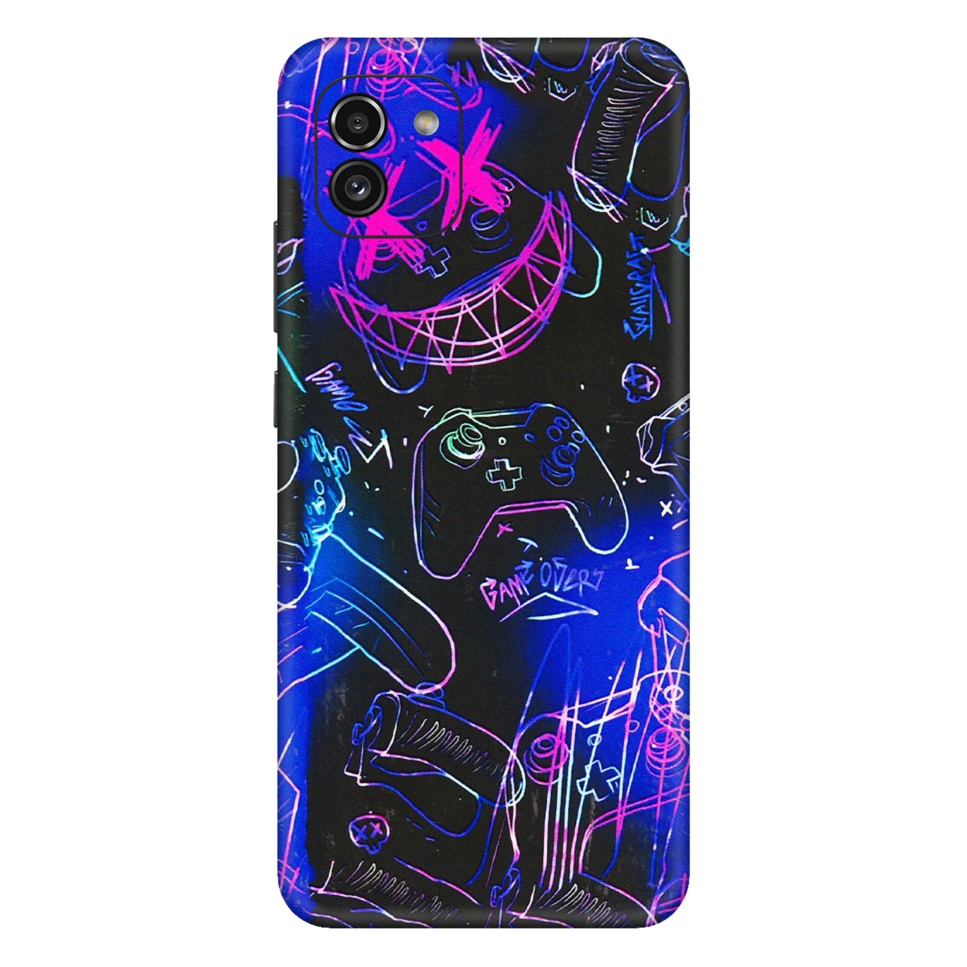 Samsung A/S Series Phone Skins (All Models) - Gamers Paradise - 3D Embossed Finish (L-258) Samsung Galaxy A03