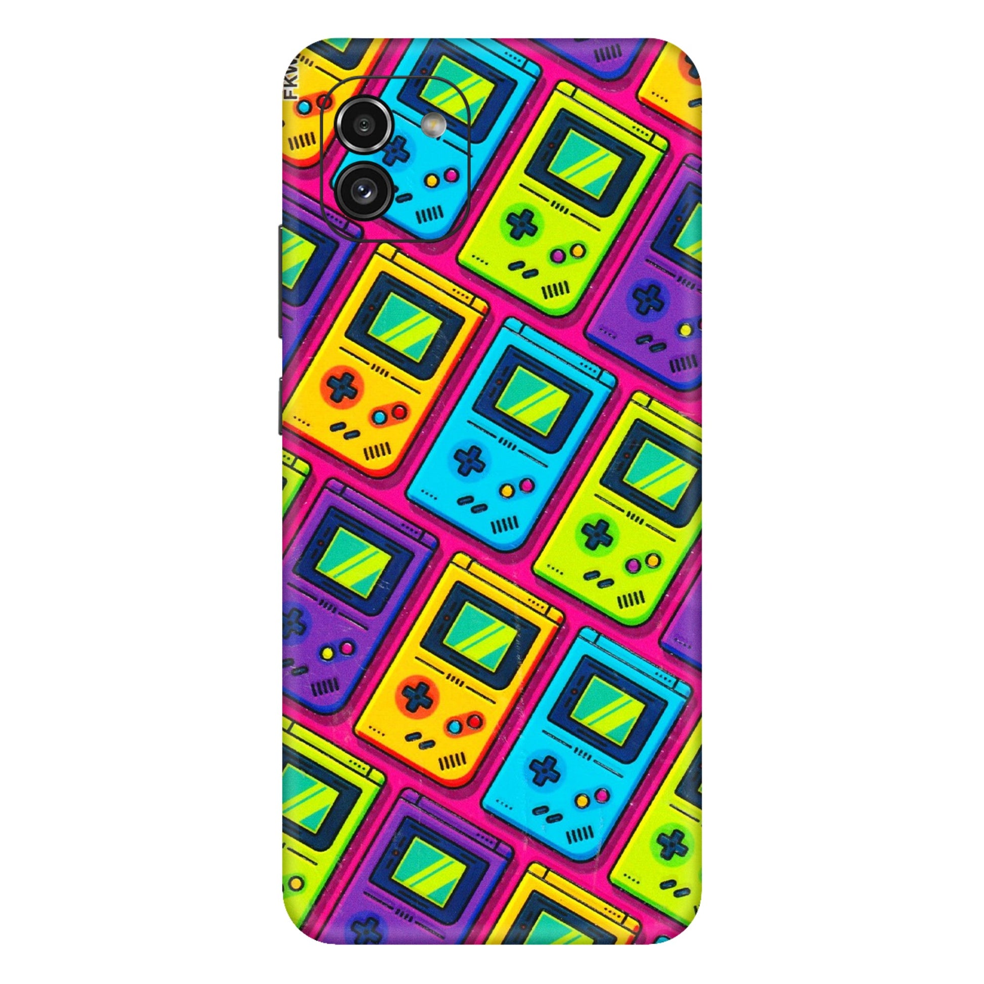 Samsung A/S Series Phone Skins (All Models) - Gameboy Colourful - 3D Embossed Finish (L-266) Samsung Galaxy A03