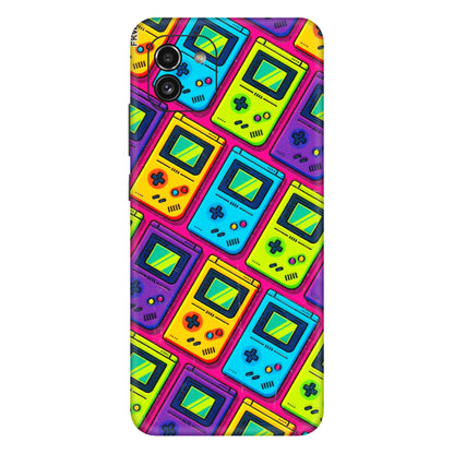 Samsung A/S Series Phone Skins (All Models) - Gameboy Colourful - 3D Embossed Finish (L-266) Samsung Galaxy A03