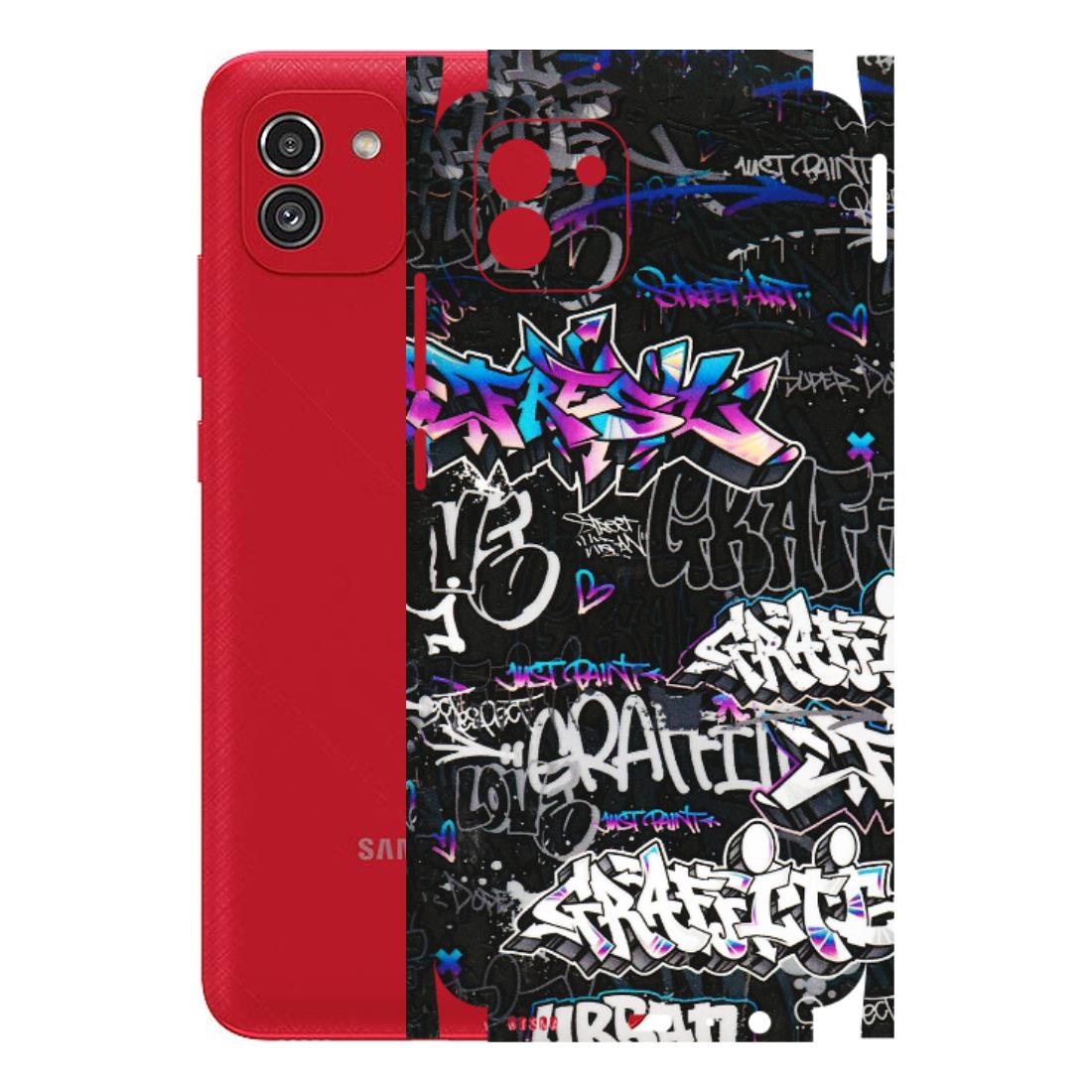 Samsung A/S Series Phone Skins (All Models) - Graffiti Killer - 3D Embossed Finish (L-274) Samsung Galaxy A03