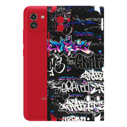 Samsung A/S Series Phone Skins (All Models) - Graffiti Killer - 3D Embossed Finish (L-274) Samsung Galaxy A03