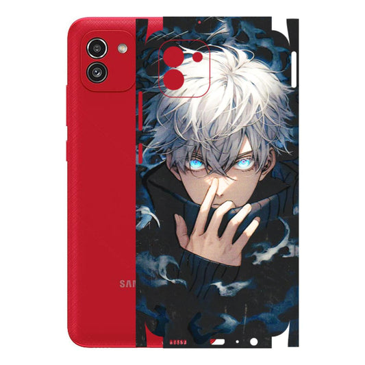 Samsung A/S Series Phone Skins (All Models) - New Jujutsu Kaisen Anime - 3D Embossed Finish (L-313) Samsung Galaxy A03