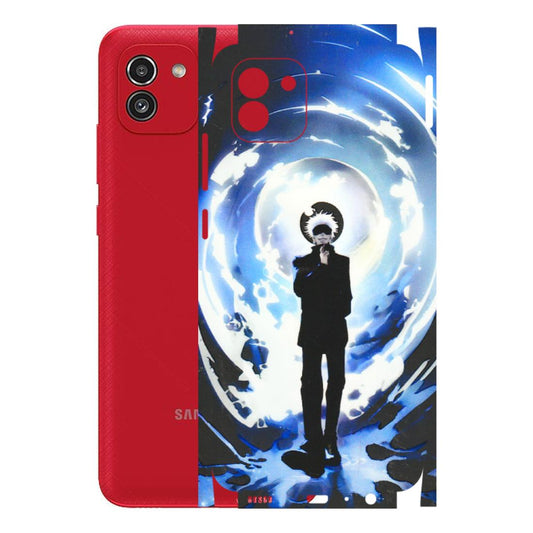 Samsung A/S Series Phone Skins (All Models) - Jujustu Kaisen Anime Manga - 3D Embossed Finish (L-317) Samsung Galaxy A03