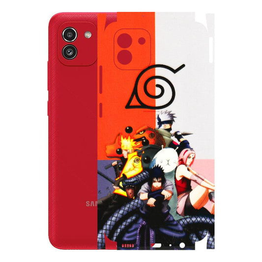Samsung A/S Series Phone Skins (All Models) - Naruto Final Fight - 3D Embossed Finish (L-33) Samsung Galaxy A03