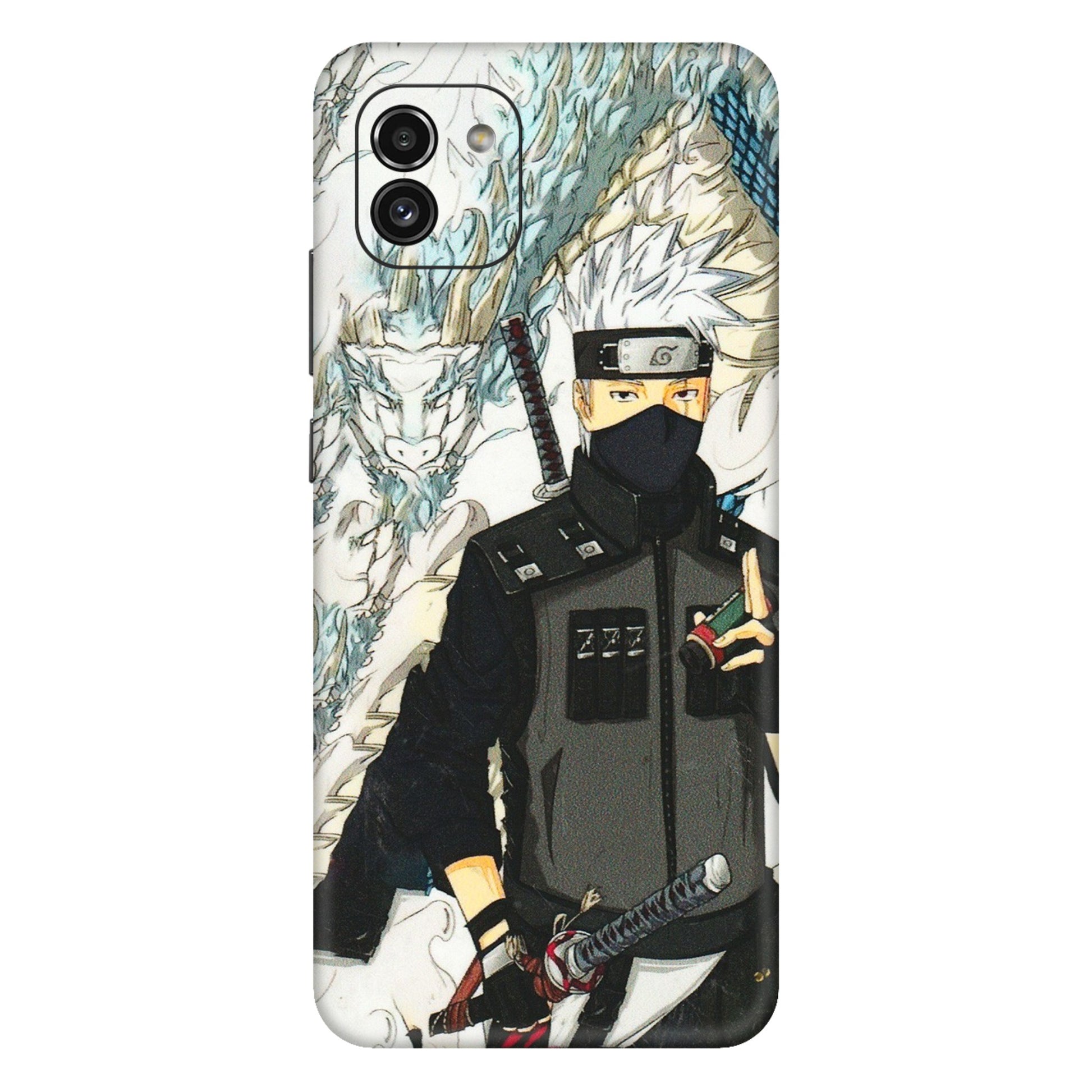 Samsung A/S Series Phone Skins (All Models) - Kakashi Hatake Naruto Anime - 3D Embossed Finish (L-46) Samsung Galaxy A03