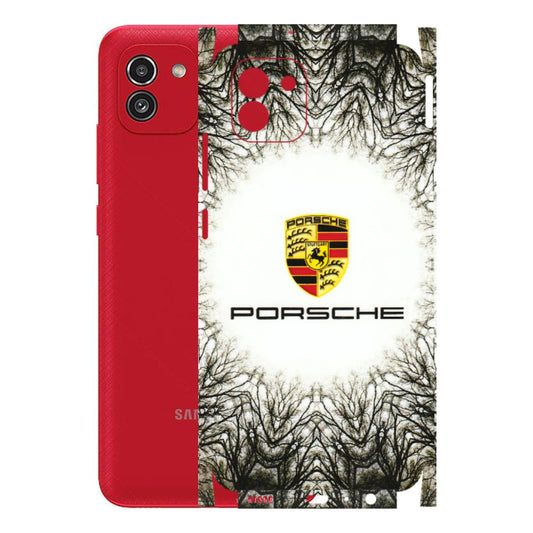 Samsung A/S Series Phone Skins (All Models) - Porche Classic - 3D Embossed Finish (L-51) Samsung Galaxy A03