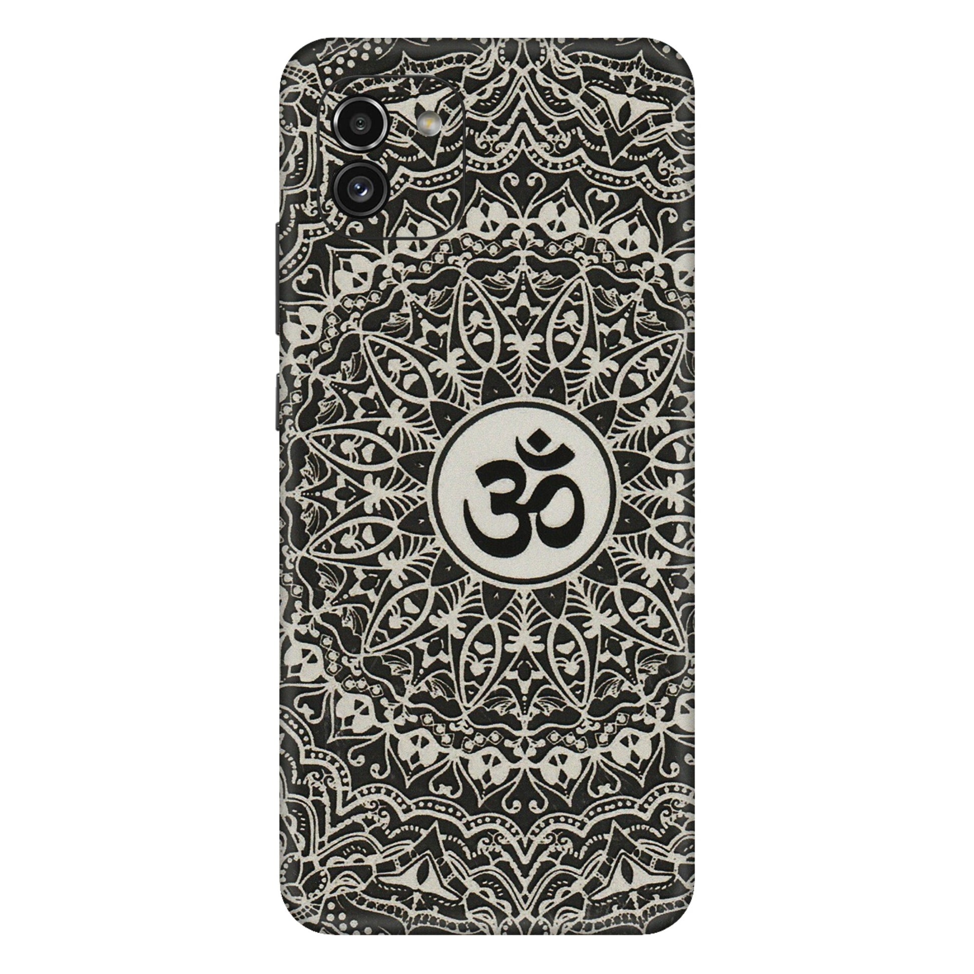 Samsung A/S Series Phone Skins (All Models) - Aum Elegant Mandala - 3D Embossed Finish (L-62) Samsung Galaxy A03