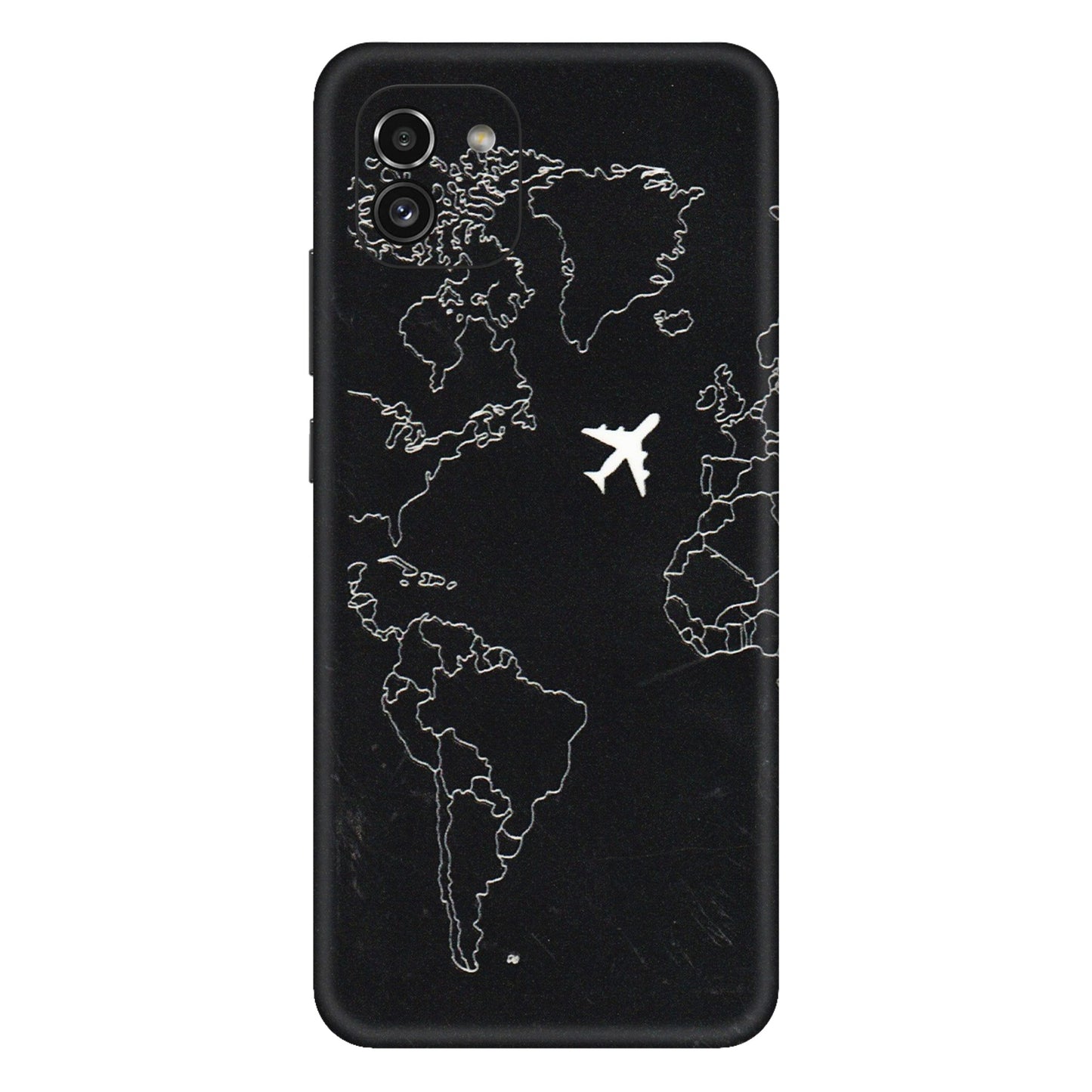 Samsung A/S Series Phone Skins (All Models) - Never Ending Travel - 3D Embossed Finish (L-79) Samsung Galaxy A03
