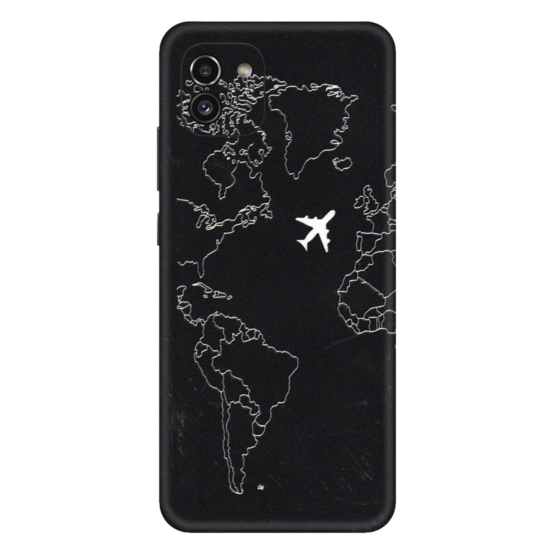 Samsung A/S Series Phone Skins (All Models) - Never Ending Travel - 3D Embossed Finish (L-79) Samsung Galaxy A03