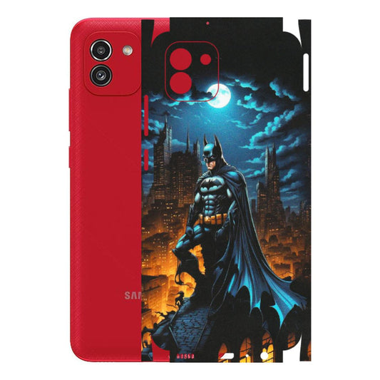 Samsung A/S Series Phone Skins (All Models) - Batman Arkham City - Matte Finish (M-01) Samsung Galaxy A03