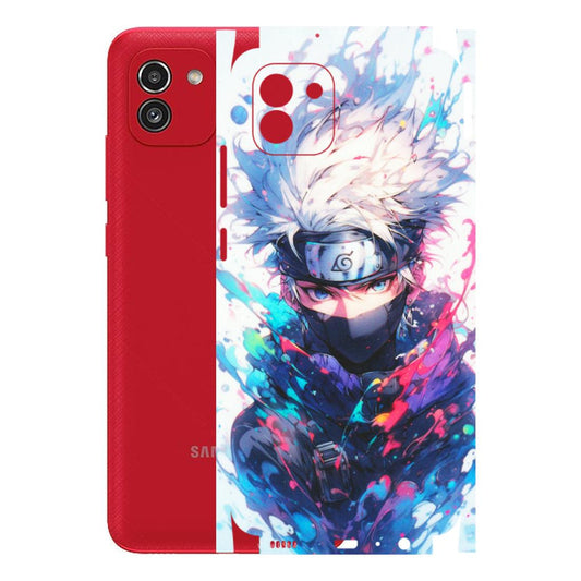 Samsung A/S Series Phone Skins (All Models) - Naruto Face Mask - Matte Finish (M-03) Samsung Galaxy A03