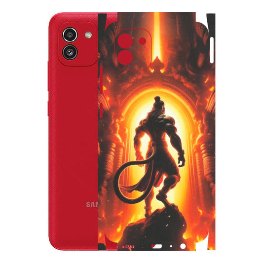 Samsung A/S Series Phone Skins (All Models) - HanumanJi - Matte Finish (M-06) Samsung Galaxy A03