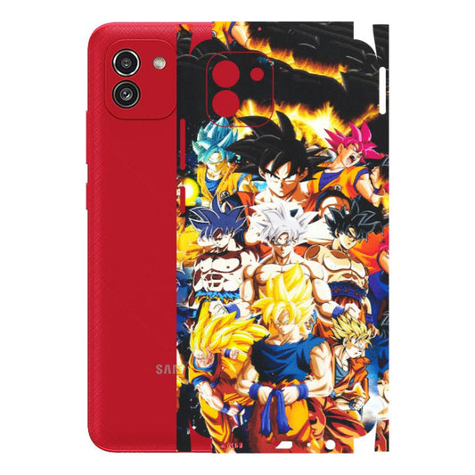 Samsung A/S Series Phone Skins (All Models) - Ultimate Dragon Ball Z - Matte Finish (M-100) Samsung Galaxy A03