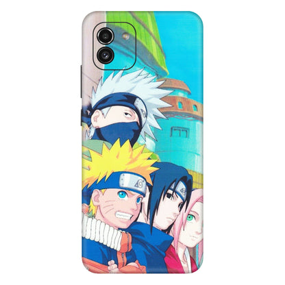 Samsung A/S Series Phone Skins (All Models) - Team Minato And Kakashi - Matte Finish (M-101) Samsung Galaxy A03