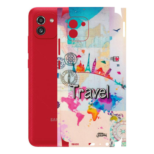 Samsung A/S Series Phone Skins (All Models) - Travel The Wonders - Matte Finish (M-108) Samsung Galaxy A03