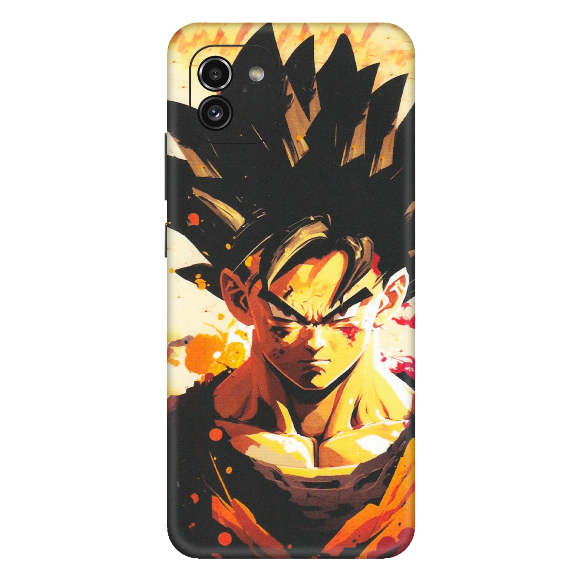Samsung A/S Series Phone Skins (All Models) - Angry Goku - Matte Finish (M-12) Samsung Galaxy A03