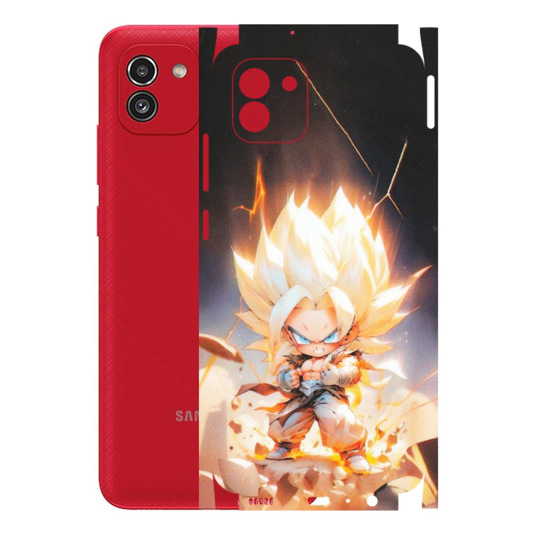 Samsung A/S Series Phone Skins (All Models) - Goku Dragon Cute Anime - Matte Finish (M-131) Samsung Galaxy A03