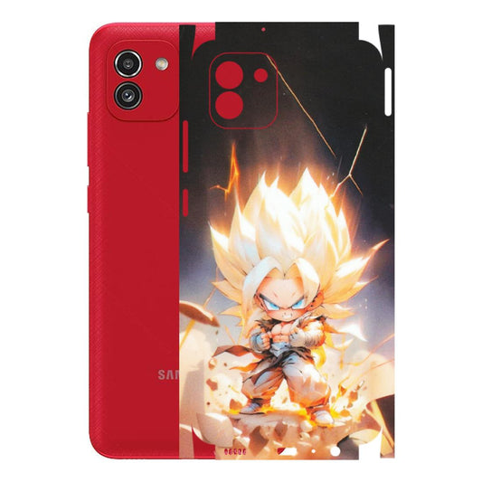 Samsung A/S Series Phone Skins (All Models) - Goku Dragon Cute Anime - Matte Finish (M-131) Samsung Galaxy A03