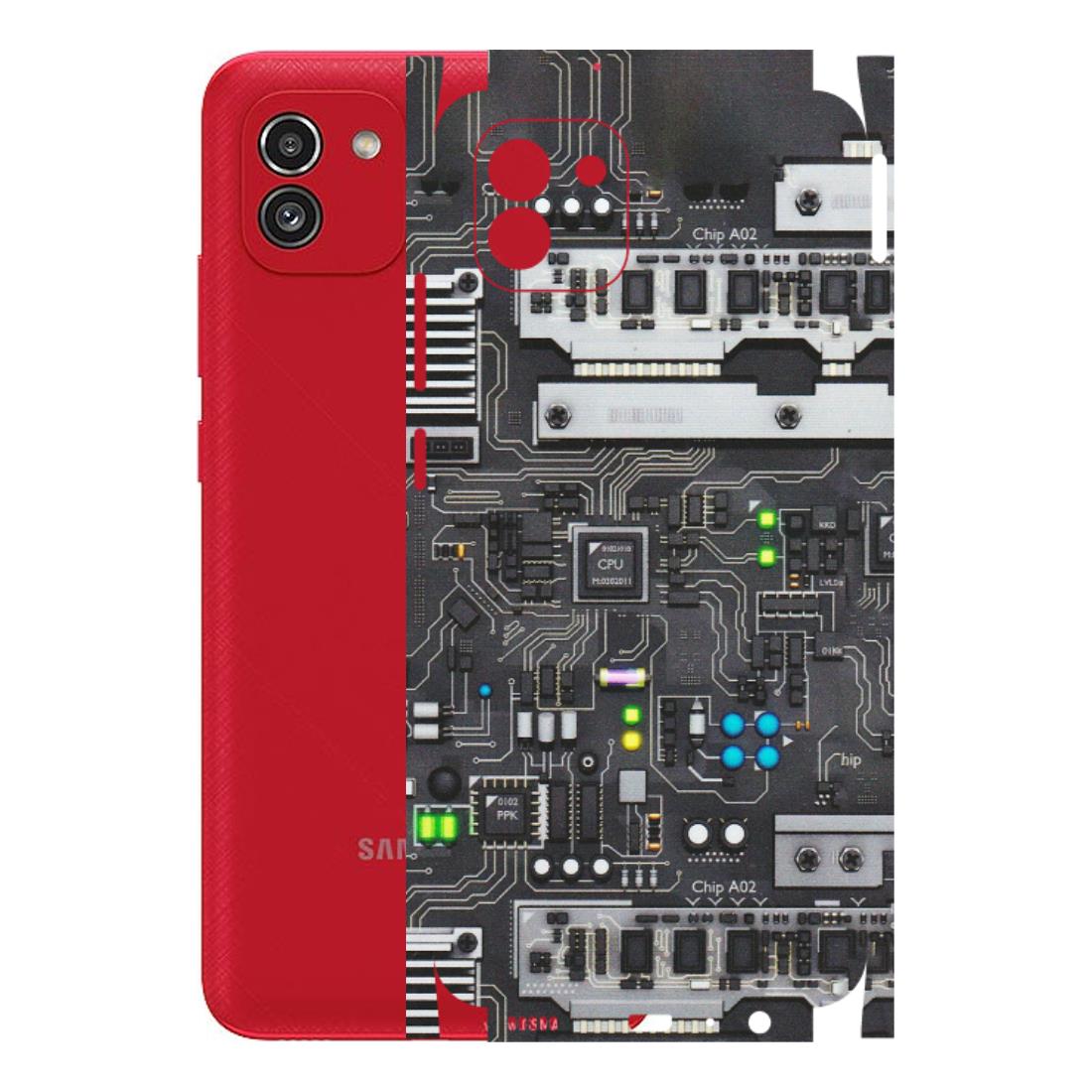 Samsung A/S Series Phone Skins (All Models) - Motherboard Internals - Matte Finish (M-135) Samsung Galaxy A03