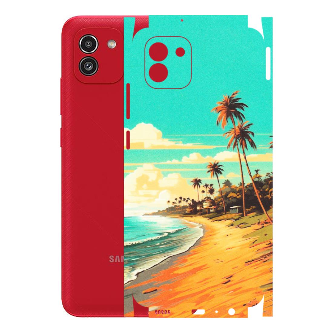Samsung A/S Series Phone Skins (All Models) - Miami Beach - Matte Finish (M-136) Samsung Galaxy A03
