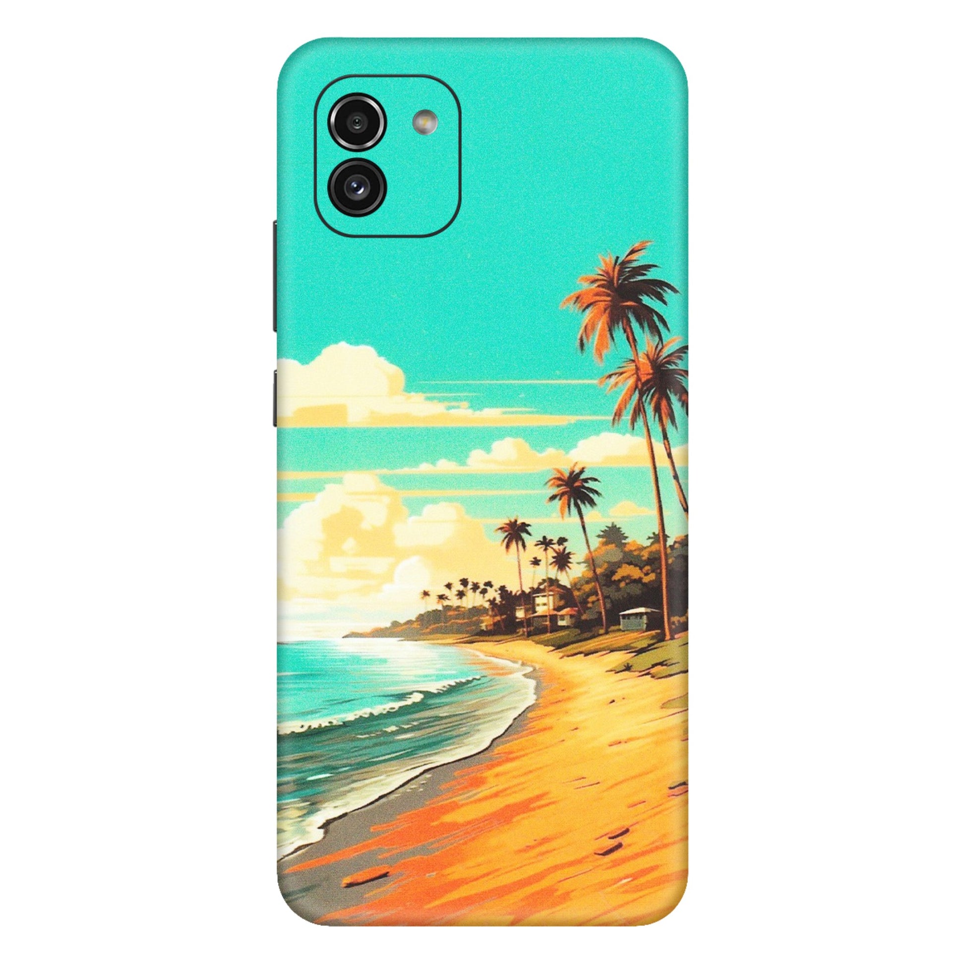 Samsung A/S Series Phone Skins (All Models) - Miami Beach - Matte Finish (M-136) Samsung Galaxy A03