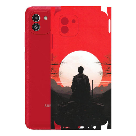 Samsung A/S Series Phone Skins (All Models) - Samurai Anime - Matte Finish (M-141) Samsung Galaxy A03