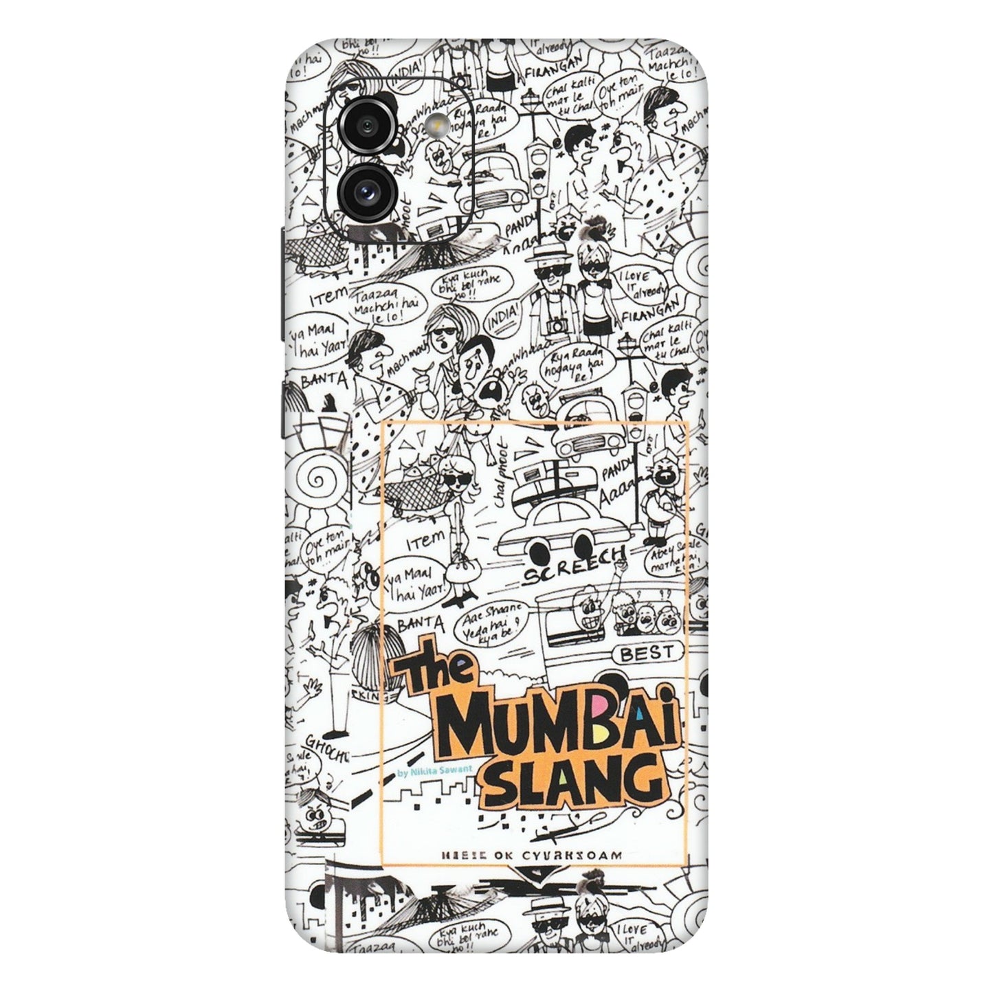 Samsung A/S Series Phone Skins (All Models) - The Mumbai Slang - Matte Finish (M-142) Samsung Galaxy A03